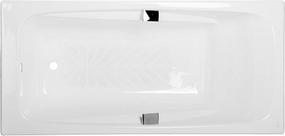 Ванна чугунная Jacob Delafon Repos Е 2915-00 170x80 с отверстием для ручек